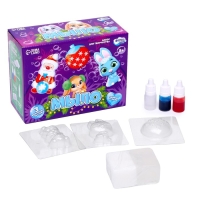 Мыло своими руками на новый год &laquo;Северное сияние&raquo;, новогодний набор для творчества