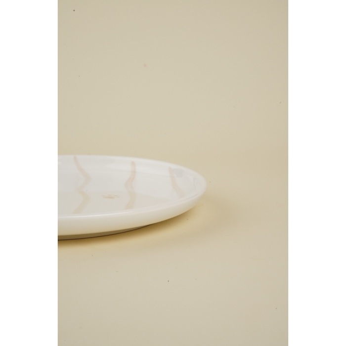 Набор тарелок фарфоровых SL Home &laquo;Гато&raquo;, d=18,5 см, цвет белый