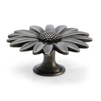 Ручка-кнопка CAPPIO PRO "Ромашка" 52 x 52  мм, цвет стар. серебро