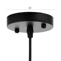 Светильник BayerLux 88319/1 E27 40Вт черный 16х16х21-121 см