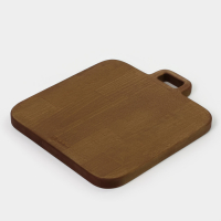 Доска для подачи &laquo;Авторская&raquo;, с ручкой, 24&times;28&times;1,8 см, берёза