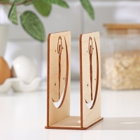 Салфетница деревянная &laquo;Балерина&raquo;, 12&times;12&times;5,5 см