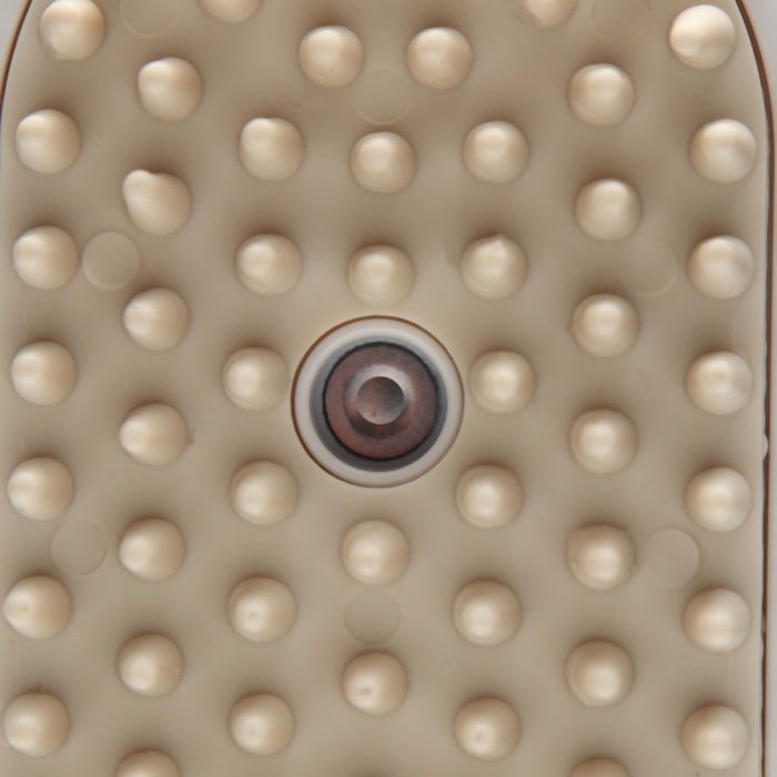 Паровая щетка-расческа для животных, с USB-зарядкой и выдвижной ручкой, белая