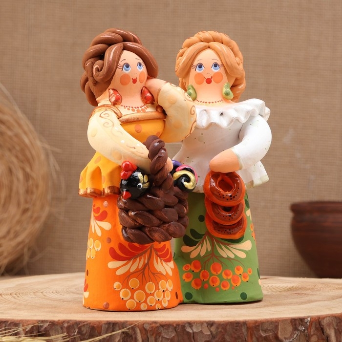 Ковровская игрушка "Кумушки, лето", керамика