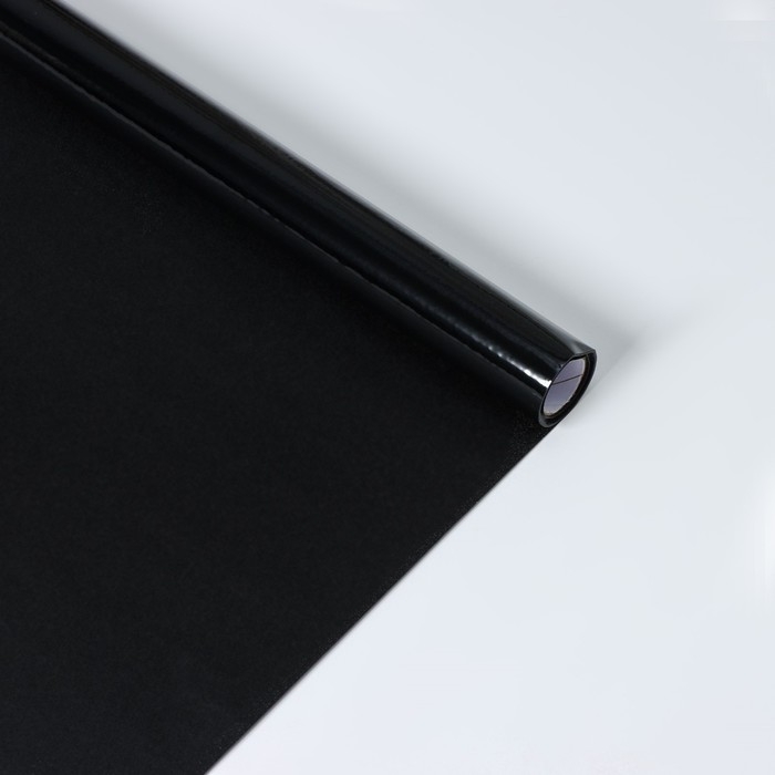 Плёнка самоклеящаяся &laquo;Затмение&raquo;, 45&times;200 см, цвет чёрный