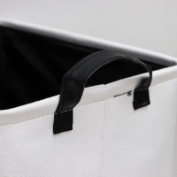 Корзина бельевая текстильная Доляна &laquo;Тигра&raquo;, с ручками, 38&times;27&times;37 см