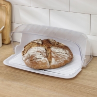 Хлебница пластиковая &laquo;Рондо&raquo;, 34,5&times;27,3&times;16,5 см, цвет белый