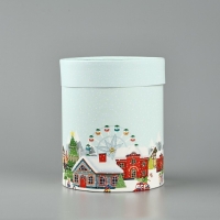 Коробка подарочная круглая &laquo;С Новым годом!&raquo;, 12 х 16 см, Новый год