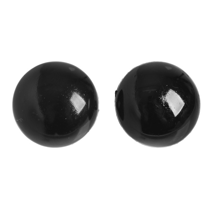 Глаза пришивные, набор 80 шт., размер 1 шт. &mdash; 1,5 см