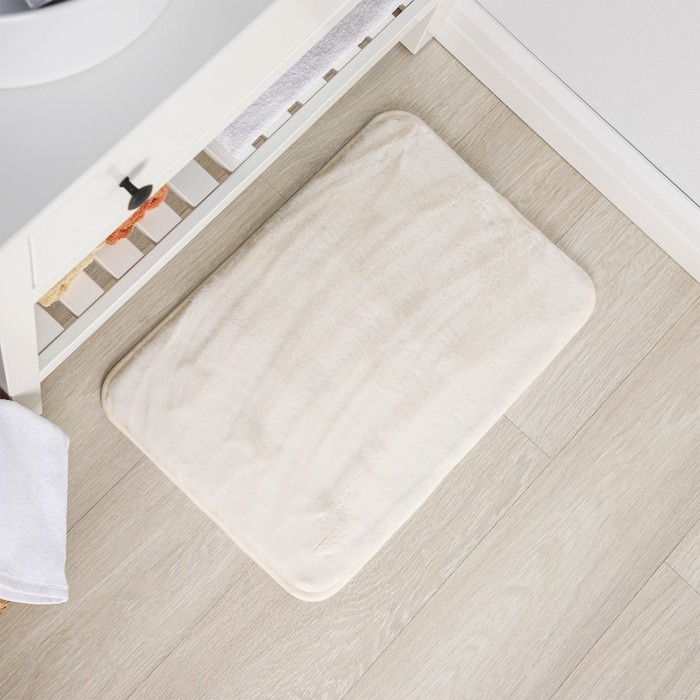 Коврик для дома SAVANNA &laquo;Элайза&raquo;, 40&times;60 см, цвет молочный