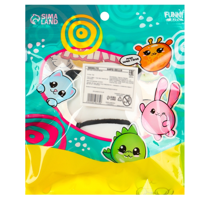 Антистресс сквиш мялка &laquo;Панда&raquo; ,с пастой, в пакете