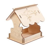 Кормушка для птиц &laquo;Птичка на ветке&raquo;, 19 &times; 21 &times; 21 см, Greengo