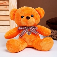 Мягкая игрушка &laquo;Мишка&raquo;, с бантиком, 18 см, цвет бежевый