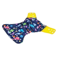 Многоразовый подгузник &laquo;Космонавт&raquo;, 3-15 кг, цвет синий, Крошка Я