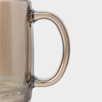 Кружка стеклянная &laquo;Золотой мёд&raquo;, 380 мл