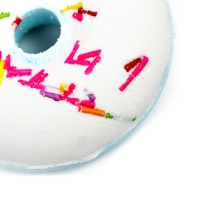 Бомбочка для ванны "Пончик" голубая, 100 г