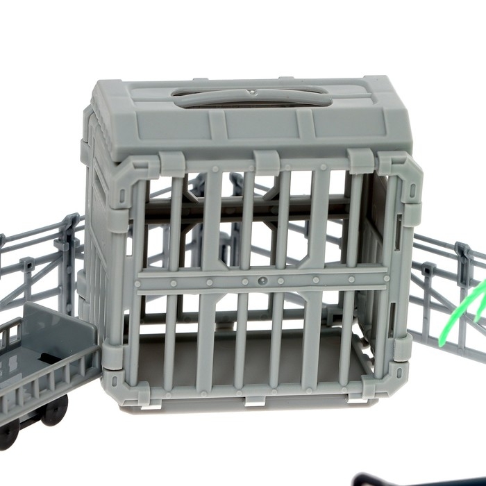 Парковка &laquo;Ферма&raquo;, амбар, вольеры, транспорт, животные