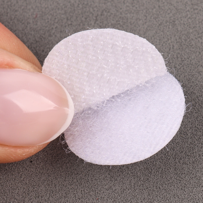 Липучка на клеевой основе &laquo;Круг&raquo;, набор 30 шт., размер 1 шт: 2 см