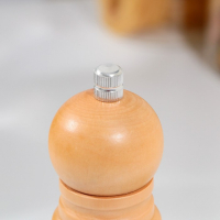 Мельница для специй Доляна, 25&times;5 см, металлический механизм, цвет светлое дерево