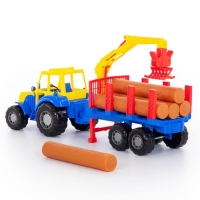 Трактор &laquo;Алтай&raquo; с полуприцепом-лесовозом