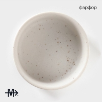 Соусник фарфоровый Magistro Slate, 70 мл, цвет белый