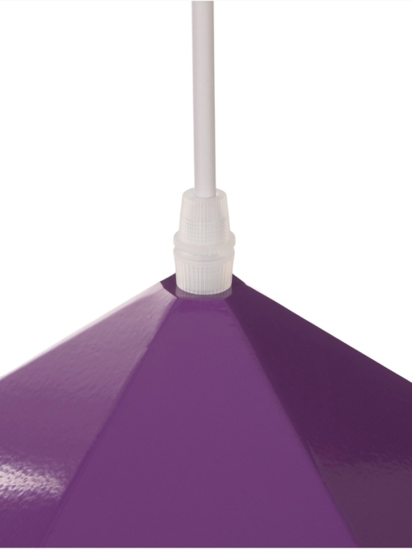 Светильник Edward 1х40Вт Е27 пр-1м темно-фиолетовый 25х21,5х18см