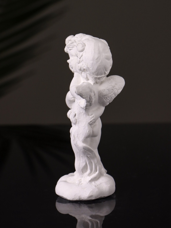 Статуэтка "Ангелы шепчутся" 9х6,5х3,5 см, натуральный