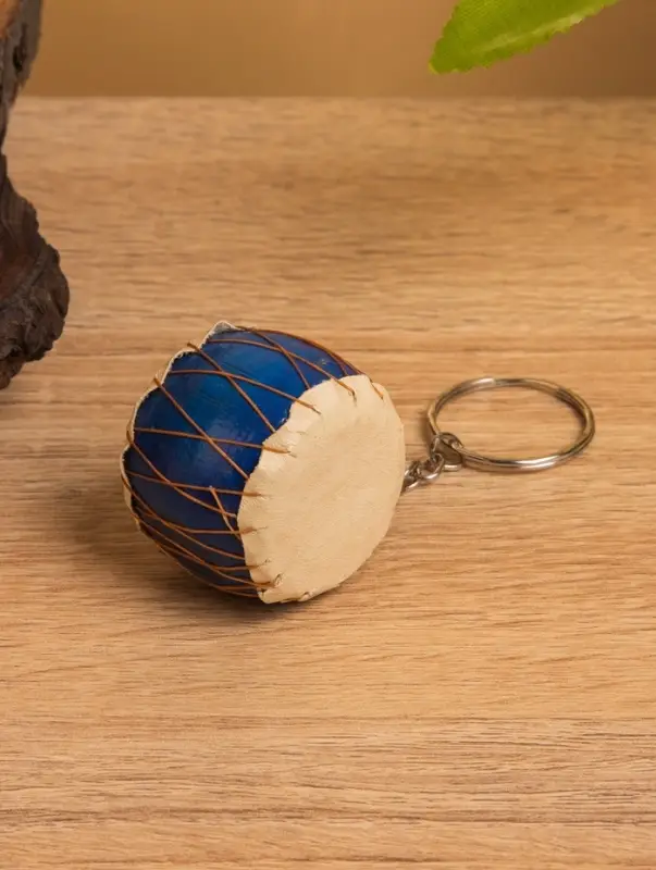 Сувенир брелок "Барабан" махагон, МИКС, 3,5х3,5х3 см