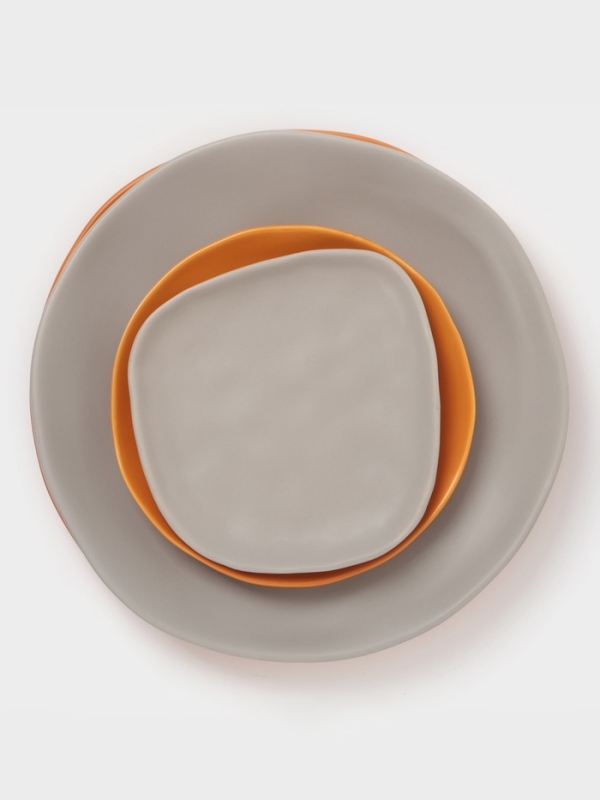 Тарелка  Magistro "Potter" 26см 26х3,5 цвет светло-серый