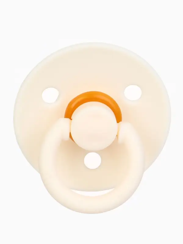 Набор классических пустышек, 2 шт., латекс, цв.айвори/зеленый, в контейнере, от 0 +., M&B