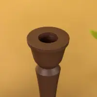 Подсвечник на 1 свечу "Шоколад" 10,5х10,5х30 см