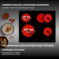 Варочная поверхность HHE 6672 BG