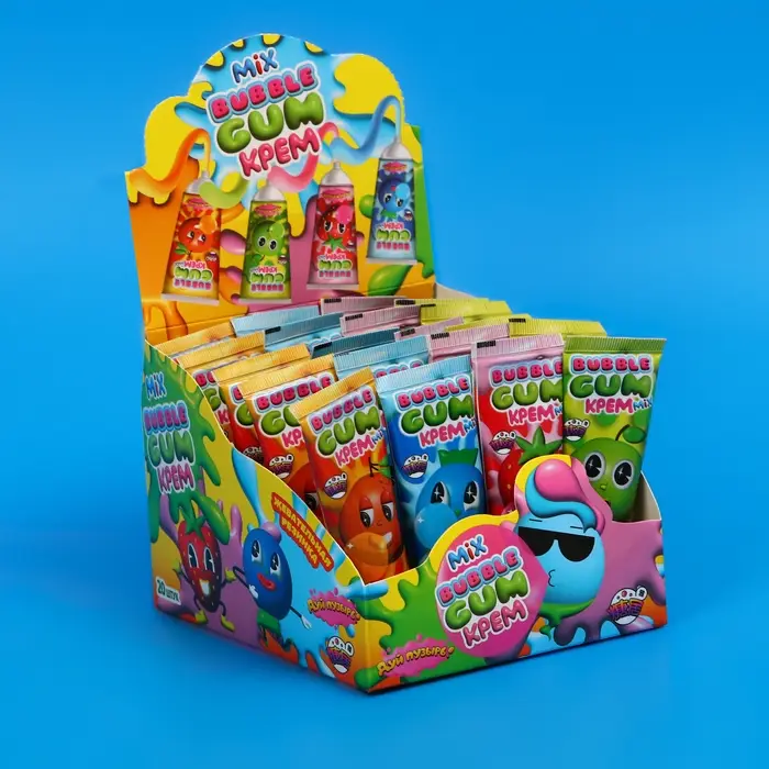 Жевательная резинка &laquo;Дуй пузырь! Bubble gum крем MIX&raquo;, 22 г