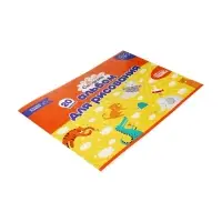 Альбом для рисования А4, 20 листов на скрепке Calligrata, обложка мелованный картон, внутренний блок офсет 100 г/м&sup2;