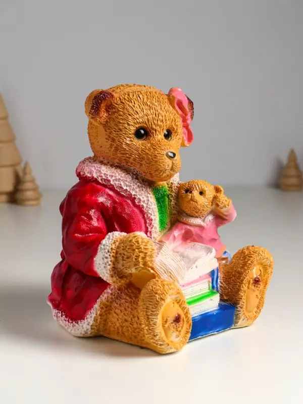 Копилка "Два медведя с", 20х17,5х16,5 см