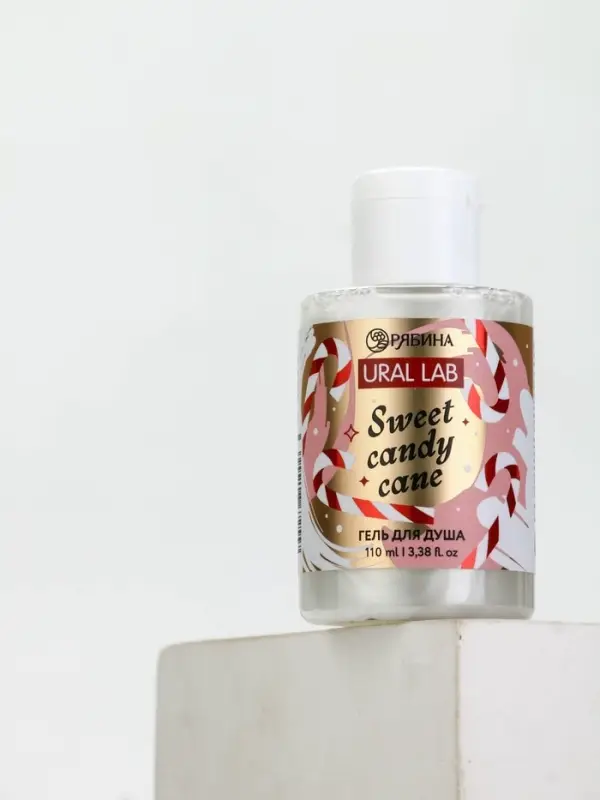 Гель для душа, 110 мл, Sweet candy cane, аромат карамель, URAL LAB