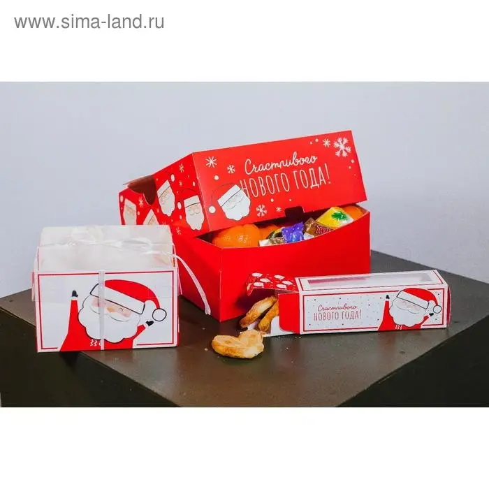 Коробка складная &laquo;Счастья&raquo; 18 х 5,5 х 5,5 см.