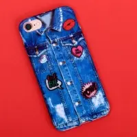 Чехол на телефон iPhone 7 &laquo;Молодёжно&raquo;, soft touch 6,5 &times; 14 см