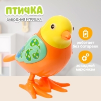 Игрушка заводная &laquo;Яркая птичка&raquo;, МИКС