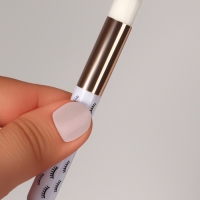 Кисть д/очищения ресниц 9,7(&plusmn;1)см нейлон/пластик белый пакет QF