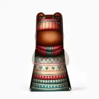 Коробка складная с окном &laquo;Мишка&raquo;, 6 х 12.4 х 3.5 см