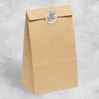 Наклейки для бизнеса &laquo;Своими руками&raquo;, белые, 50 шт, 4 х 4 см