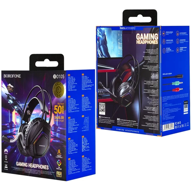 Наушники BO105 Borofone черные