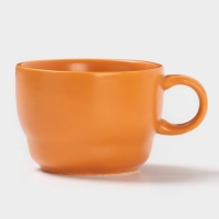 Чайная пара Magistro "Potter" 250мл 15,3х7 цвет оранжевый (блюдце, чашка)