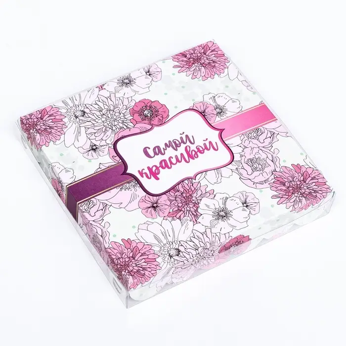 Коробка для печенья, &laquo; 8 марта&raquo; 18&times;18&times;3