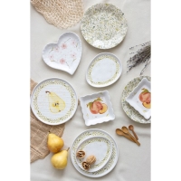 Тарелка керамическая &laquo;Летний день&raquo;, 19 х 18 см, цвет белый