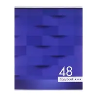 Тетрадь 48 листов в клетку Calligrata &laquo;Мозаика&raquo;, обложка мелованный картон, блок №2, белизна 75% (серые листы), МИКС