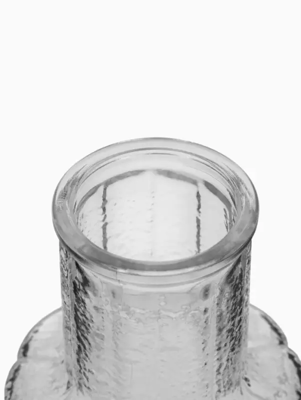 Ваза настольная стекло "Миниатюра" (набор 12 шт) 8-13 см, прозрачный