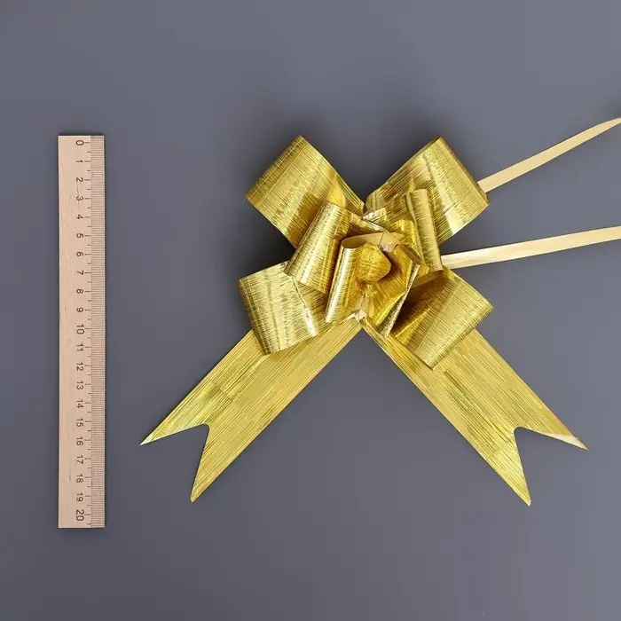Бант - бабочка №5, золотой