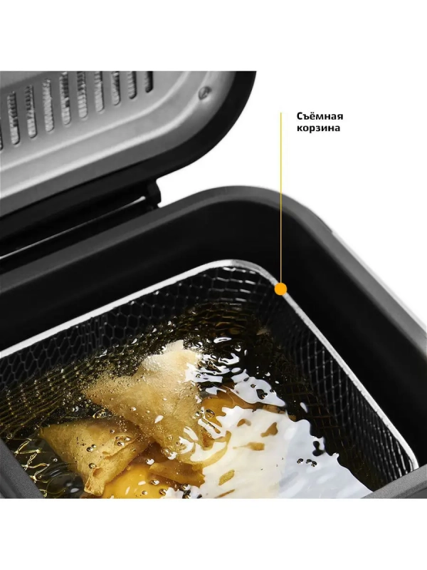 Фритюрница электрическая с чашей для фри КТ-2017
